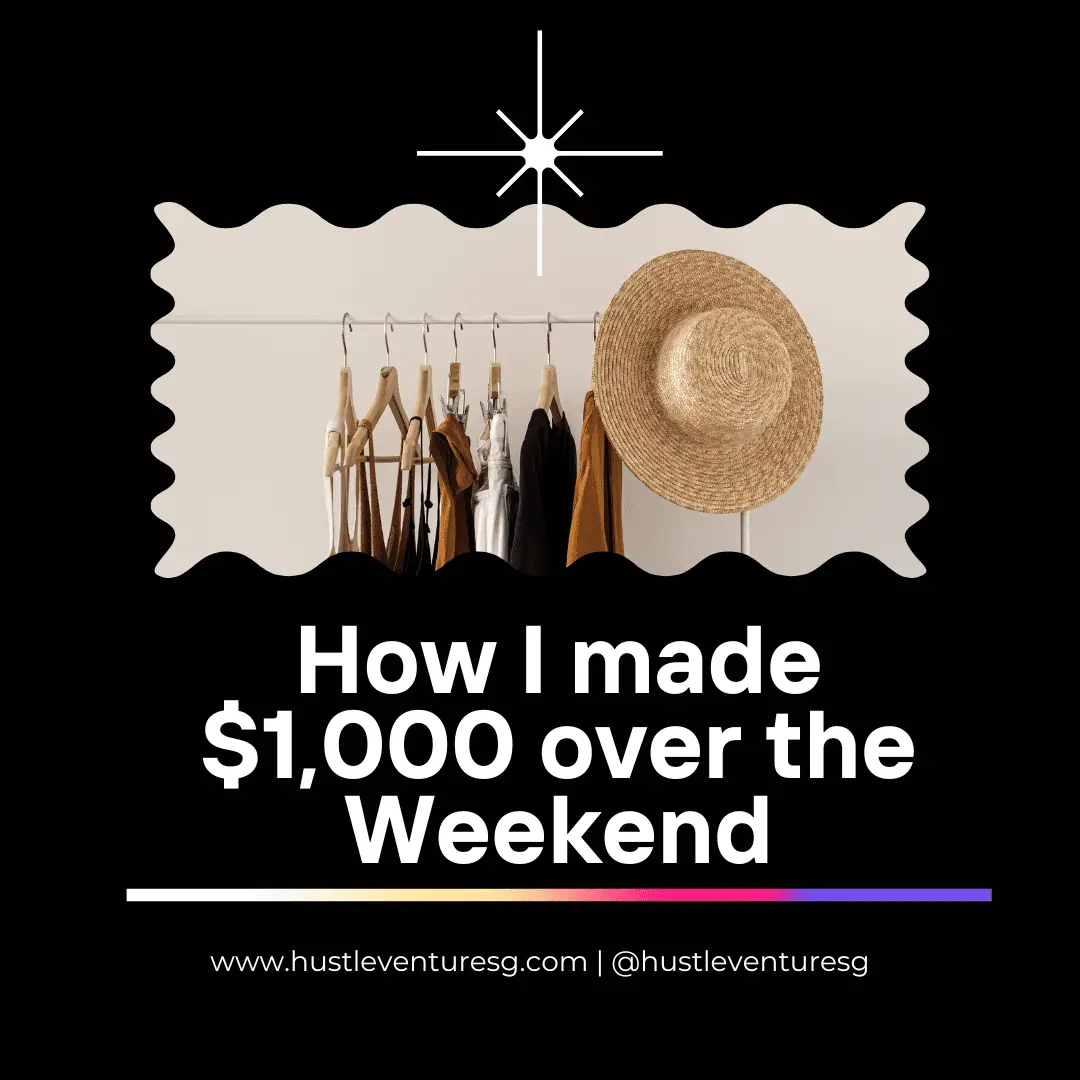 How I made $1,000 over the weekend