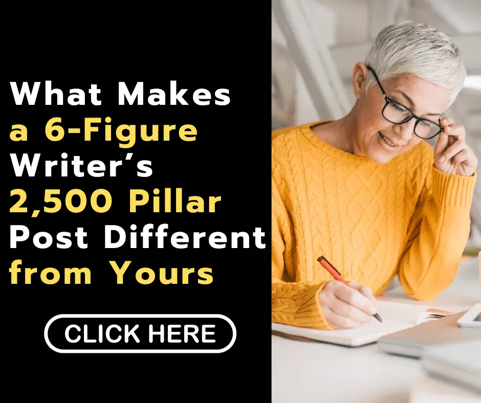 What makes a 6-figure whiter's 2,500 pillar post different from yours