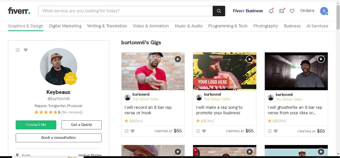 He Makes $82k A Year As A Rapper On Fiverr|You Can Too Earn Money From Your Voice