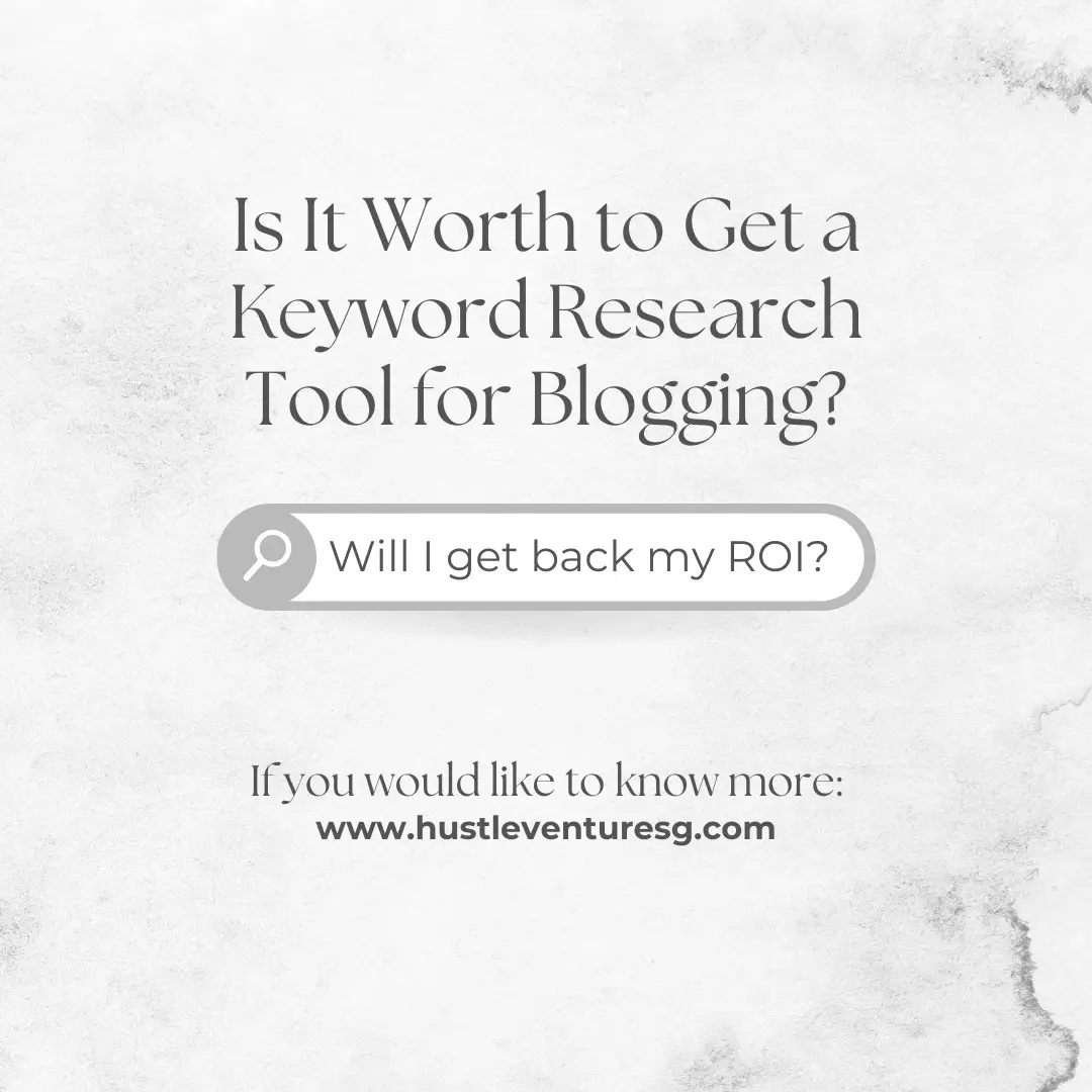 IS IT WORTH TO GET A KEYWORD RESEARCH TOOL FOR BLOGGING?