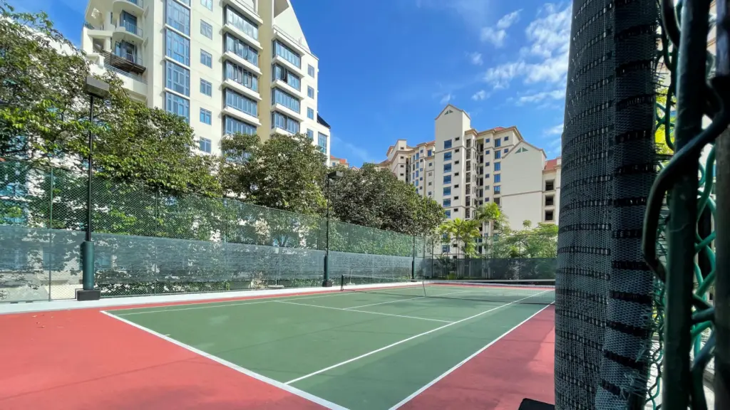 tennis court are an essential USP when it comes to buying private condo