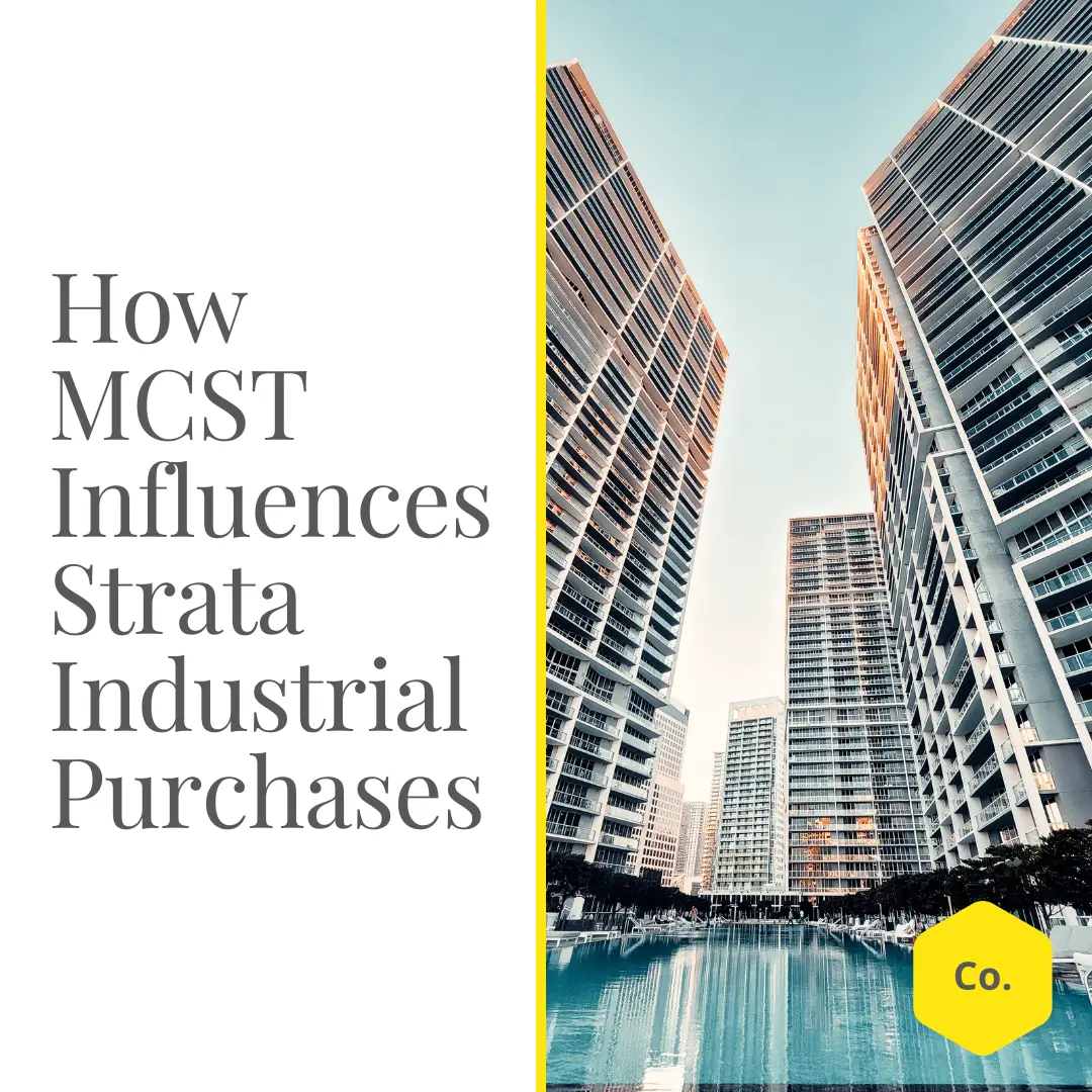 How MCST Influences Strata Industrial Purchases - 5 Reasons To Look Into